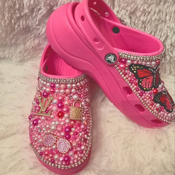 SOLD.......Customized crocs - Picture 2 of 2